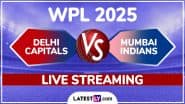 Delhi Capitals vs Mumbai Indians WPL 2025 Free Live Streaming Online: Watch TV Telecast of DC-W vs MI-W Women's Premier League T20 Cricket Match on Star Sports and JioHotstar Online