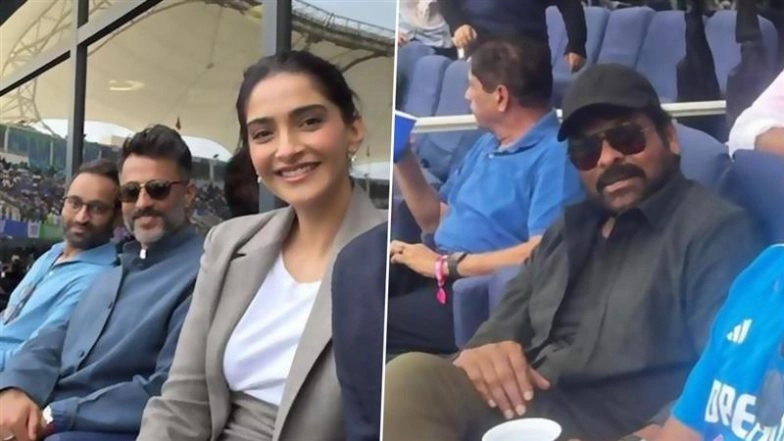 Ind vs Pak Match: Chiranjeevi, Sonam Kapoor & Other Celebs Spotted in Stands (See Pics)	