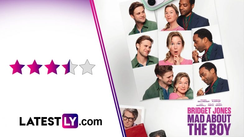 &lsquo;Bridget Jones: Mad About the Boy&rsquo; Movie Review: Ren&eacute;e Zellweger&rsquo;s Comeback As London&rsquo;s Favourite Diarist Is Surprisingly Emotion-Packed! (LatestLY Exclusive)