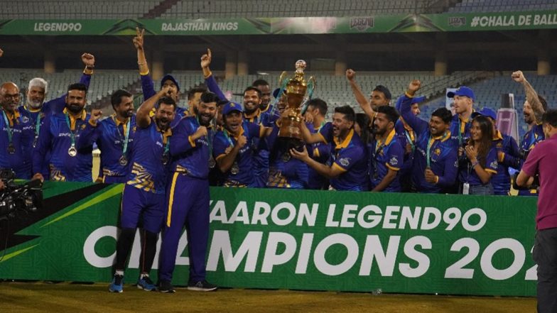 Legend 90 League 2025: Chhattisgarh Warriors Beat Rajasthan Kings in Final