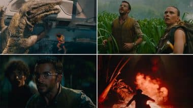 ‘Jurassic World Rebirth’ Trailer: Scarlett Johansson, Mahershala Ali and Jonathan Bailey Brave an Uncharted Island Filled With Deadlier Dinosaurs (Watch Video)