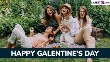 Galentine’s Day 2025 Wishes: Share BFF Quotes, Best Sayings, HD Images, GIFs, Messages, Wallpapers and Greetings To Celebrate Female Friendship