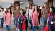 Shraddha Kapoor and Rumoured Boyfriend Rahul Mody Make Rare Public Appearance at Ahmedabad Airport (Watch Video)