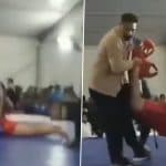 Sudden Death Caught on Camera: Jaipur’s 21 Year Old Wushu Player Mohit Sharma Collapses Mid-Game at Chandigarh University, Dies (Watch Video)