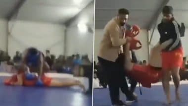 Sudden Death Caught on Camera: Jaipur’s Wushu Player Mohit Sharma Collapses Mid-Game at Chandigarh University, Dies (Watch Video)