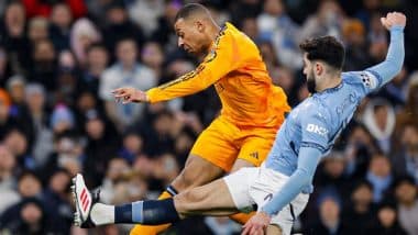 Real Madrid vs Manchester City, UEFA Champions League 2024–25 Live Streaming Online & Match Time in India: How To Watch UCL Knockout Phase Play-Off Match Live Telecast on TV & Football Score Updates in IST?