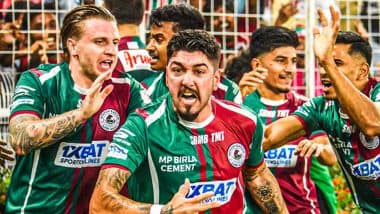 ISL 2024–25: Dimitrios Petratos Late Strike Helps Mohun Bagan Super Giant Retain Indian Super League Shield