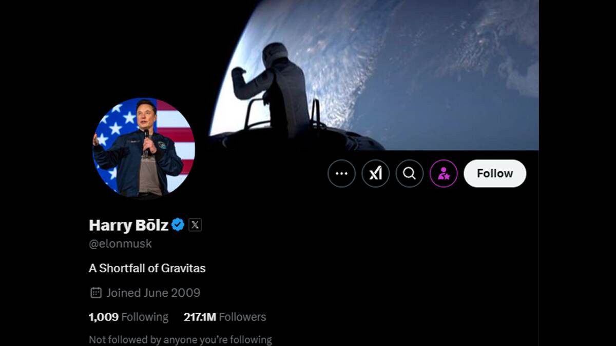 Elon Musk Changes X Handle Name to Harry Bolz, Know What It Means