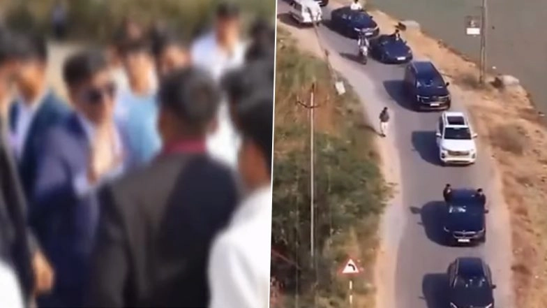 Luxury Cars, Sunroof Stunts: Fountainhead School Students Turn Farewell Celebration Into VIP-Style Convoy in Surat, Police Assure Action As Video Goes Viral
