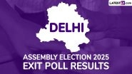 Delhi Exit Poll 2025 Results Live Streaming on ABP News: Who Will Win Delhi Assembly Elections 2025? Watch Seat Predictions for AAP, BJP and Congress