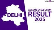 Delhi Election Result 2025 Live Streaming on ABP News: Watch Latest News Updates on Initial Trends, Winning Candidates, Party-Wise Seat Numbers and Final Delhi Assembly Elections Results