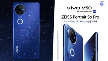 Vivo V50 To Launch in India on February 17, Will Arrive With Starry Night Colour Option; Know Expected Specifications and Features