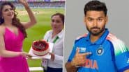 ‘Rishabh Pant Ka Gift Tha Wo’: Netizens React to Urvashi Rautela’s Pre-Birthday Celebration During IND vs PAK Match in Dubai