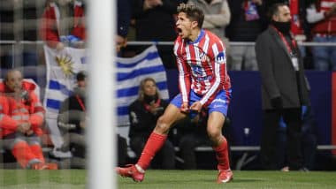 Giuliano Simeone Scores Twice As Atletico Madrid Reaches Copa del Ray 2024–25 Semifinals With 5–0 Rout of Getafe