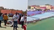 Rann Festival Chaos: Strong Winds Collapse Over 10 Stalls in Mudhol, Several Injured (Watch Video)