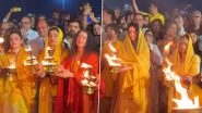 Maha Kumbh 2025: Katrina Kaif, Raveena Tandon and Rasha Thadani Perform Ganga Aarti at Arail Ghat in Prayagraj (Watch Video)