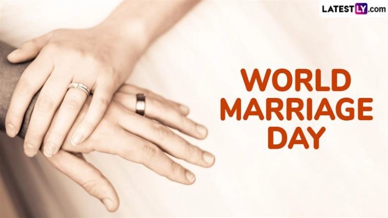 Happy World Marriage Day 2025 Images and HD Wallpapers for Free Download Online: WhatsApp Status, Greetings and Wishes To Share With Your Loved Ones