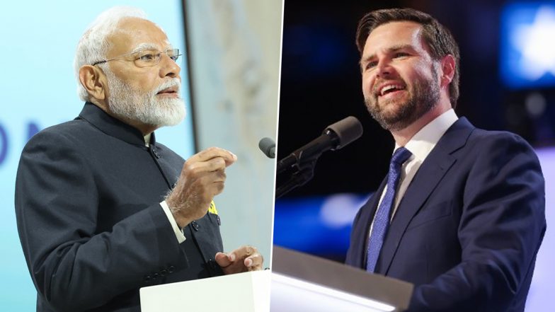Paris AI Summit 2025: US Vice President JD Vance Lauds PM Narendra Modi’s Vision on AI, Says ‘Artifical Intelligence Won’t Replace Humans but Enhance Productivity’
