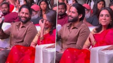 ‘Thandel’ Success Party: Naga Chaitanya Makes Wife Sobhita Dhulipala Blush After He Calls Her ‘Bujji Thalli’ at the Event in Hyderabad (Watch Video)