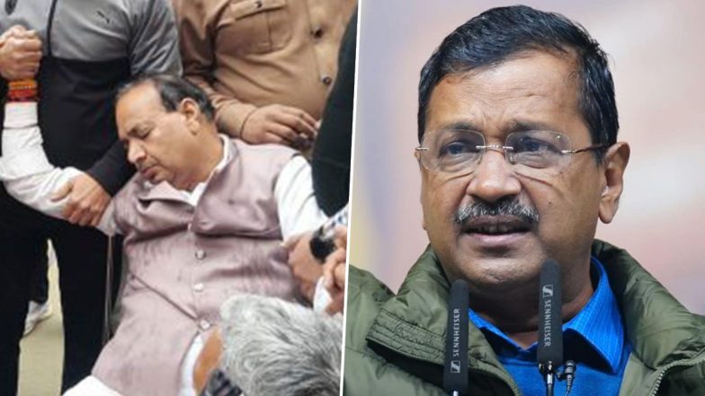 Arvind Kejriwal Condemns ‘Attack’ on AAP MLA Mohinder Goyal, Accuses BJP of Resorting to ‘Violence for Fear of Losing’ Delhi Assembly Elections 2025