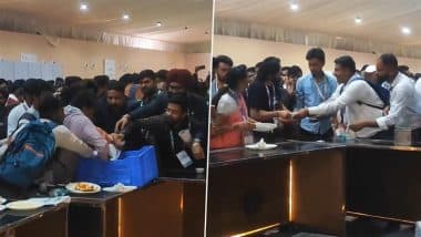 Global Investors Summit 2025 in Bhopal: Chaos As Attendees Clash Over Plates During GIS in Madhya Pradesh; Videos Go Viral