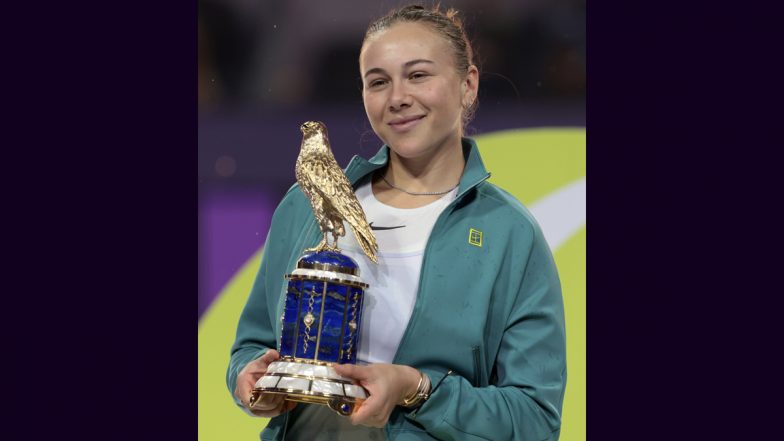 Qatar Open 2025: Amanda Anisimova Beats Jelena Ostapenko in Final for Her Biggest Title 