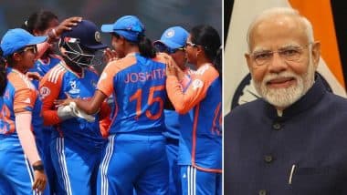 India Clinch U-19 World Cup Title: PM Narendra Modi Hails Women Cricket Team After India Defeat South Africa in Under-19 T20 World Cup, Says ‘Immensely Proud of Our Nari Shakti’