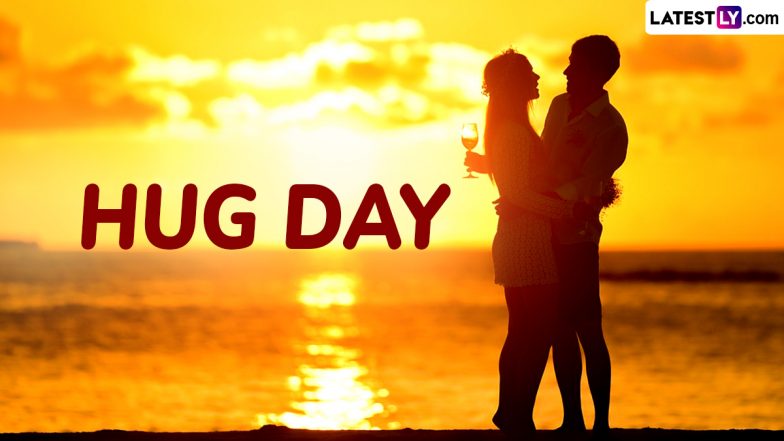 Happy Hug Day 2025 Greetings for Husband and Wife: WhatsApp Status, Images, HD Wallpapers and Quotes To Share and Celebrate Love and Affection With Your Partner