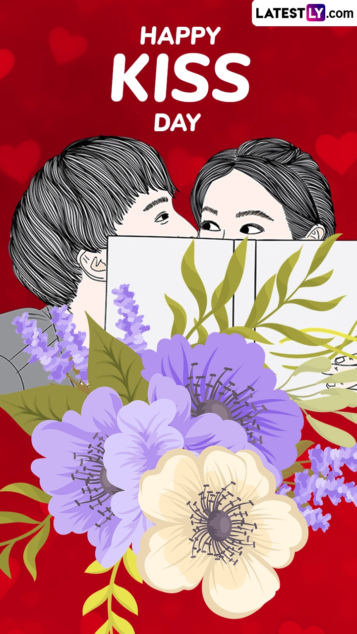 Happy Kiss Day 2025 Quotes, Images and Greetings to Share With Your Partner