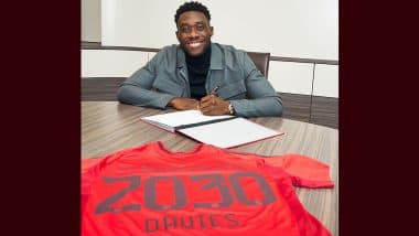 Alphonso Davies Signs Five-Year Contract Extension at Bayern Munich (Watch Video)