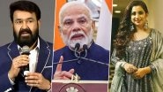 Fight Against Obesity: Mohanlal, Shreya Ghoshal, Other Influential Figures Join PM Narendra Modi&rsquo;s Call To Combat Obesity With Reduced Oil Consumption