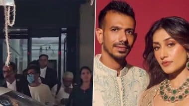 Yuzvendra Chahal and Dhanashree Verma Spotted Outside Bandra Family Court, Reports Suggest Power-Couple Officially Separated (Watch Video)