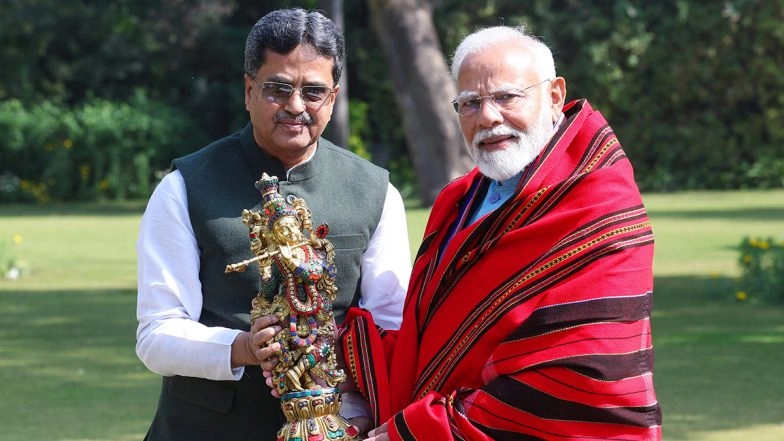 Tripura CM Manik Saha Invites PM Narendra Modi To Inaugurate Redeveloped Tripura Sundari Temple