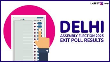 Delhi Exit Poll 2025 Results Live Streaming on India Today: Who Will Win Delhi Assembly Elections 2025? Watch Projected Seat Numbers for AAP, BJP and Congress