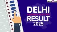 Delhi Election Results 2025 Live Streaming on NDTV: Watch Latest News Updates on Initial Trends, Winning Candidates, Party-Wise Seat Numbers and Final Delhi Assembly Elections Results