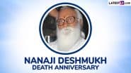 Nanaji Deshmukh Death Anniversary 2025: Who Was Bharat Ratna Nanaji Deshmukh? Here’s What You Should Know About Former Indian Politician and Social Reformer (Watch Video)