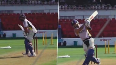 Rohit Sharma, Virat Kohli Unleash Array of Shots in Nets Ahead of IND vs ENG 1st ODI 2025 Against England (Watch Video)