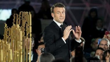 Macron Says France Will Apply 'Notre Dame Strategy' on AI