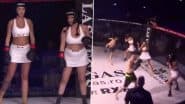 Female OnlyFans Models vs Male Fighters Viral Video: Alicia Bonita, Denisa Costea and Maria Adriana Brutally Beaten in ‘Sick’ MMA Fight in Romania, Causes Social Media Uproar!