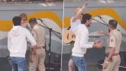 Ed Sheeran&rsquo;s Street Performance Halted by Bengaluru Police: Cops Stop British Singer&rsquo;s Live Performance on Church Street Over Missing Permissions (Watch Videos)