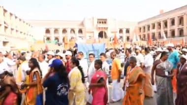 Kashi Tamil Sangamam 3.0: Guests Arrive at KTS Event at Kashi Vishwanath in Varanasi (Watch Videos)