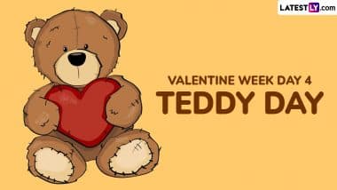 Teddy Day 2025 Date in Valentine Week: Know the Significance, Importance and Celebrations of the Fourth Day of Love Week