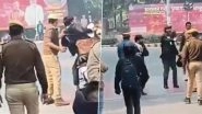 Prayagraj: Lawyers Protest After Cop Beat Up Their Colleague After Argument Over Road Barricading Near Maha Kumbh Venue in Uttar Pradesh, Video Goes Viral