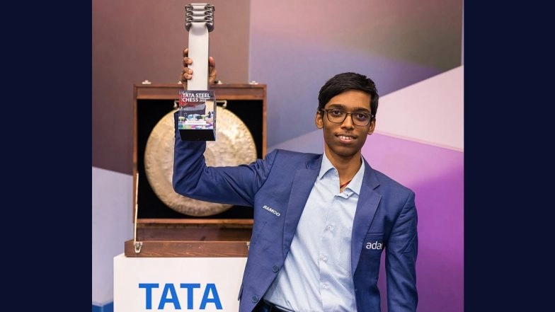 R Praggnanandhaa Returns Home to Rousing Welcome After Winning Tata Steel Chess Tournament 2025