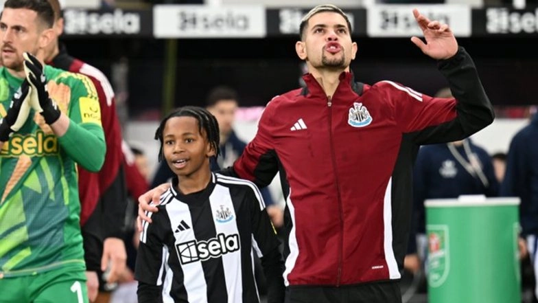 Cheick Tiote’s Son, Rafael Tiote, Serves As Mascot at Newcastle United vs Arsenal Match
