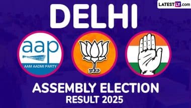 Delhi Election Result 2025 Live Streaming on Aaj Tak in Hindi: Watch Latest News Updates on Initial Trends, Winning Candidates, Party-Wise Seat Numbers and Final Delhi Assembly Elections Results