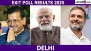 Delhi Exit Poll 2025 Result: Bad News for AAP as BJP Likely To Form Government, Predicts P-Marq Survey; Check Projected Seat Numbers