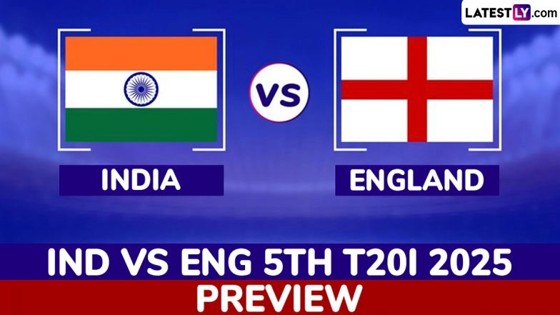 India National Cricket Team vs England National Cricket Team 5th T20I 2025 Preview