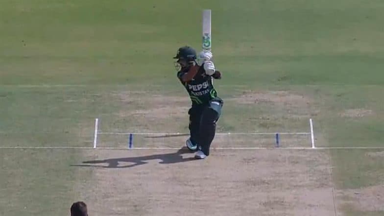 Babar Azam Brings Up 6,000 ODI Runs With Majestic Cover Drive To Go Past Virat Kohli During PAK vs NZ Tri-Series 2025 Final (Watch Video)