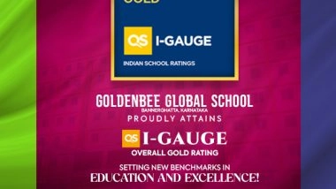 Business News | GoldenBee Global Achieves QS I-Gauge Overall Gold Rating